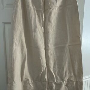 Eddie Bauer Beige Linen Skirt
